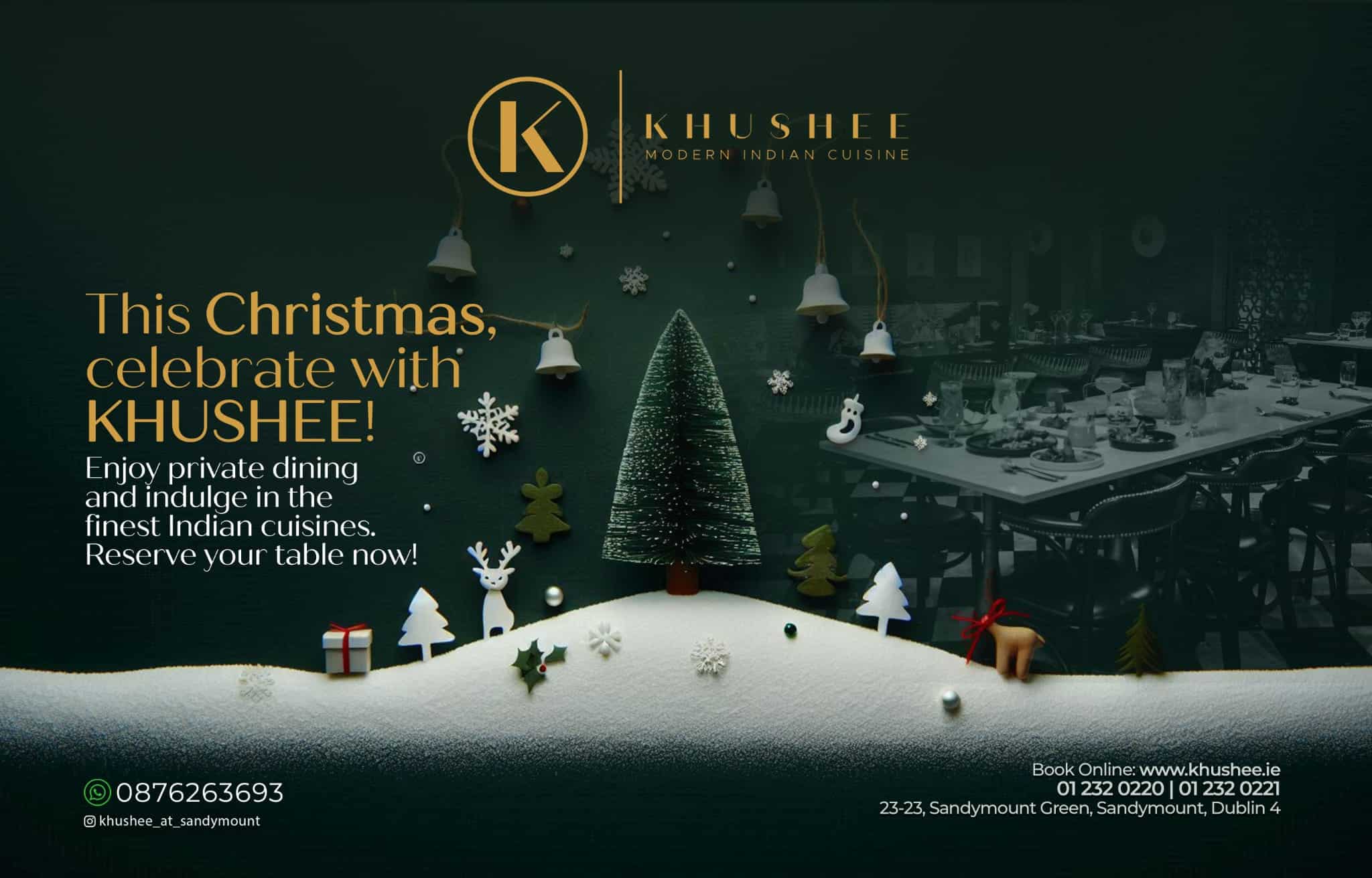 Khushee Indian Restaurant Sandymount | Order Online & Book Now